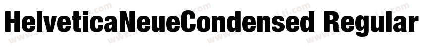 HelveticaNeueCondensed Regular字体转换